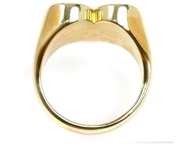 Autre Marque Anello in oro giallo K10 e diamanti D'oro - vista 4