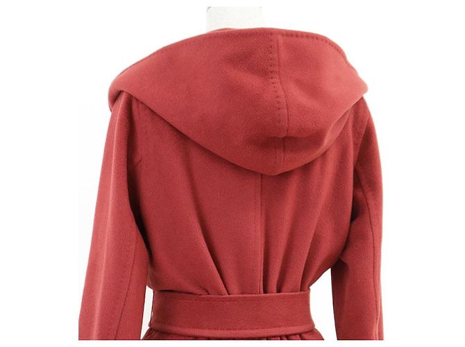 Max Mara Abrigo MaxMara RIALTO Camel Castaño Burdeos - vista 12