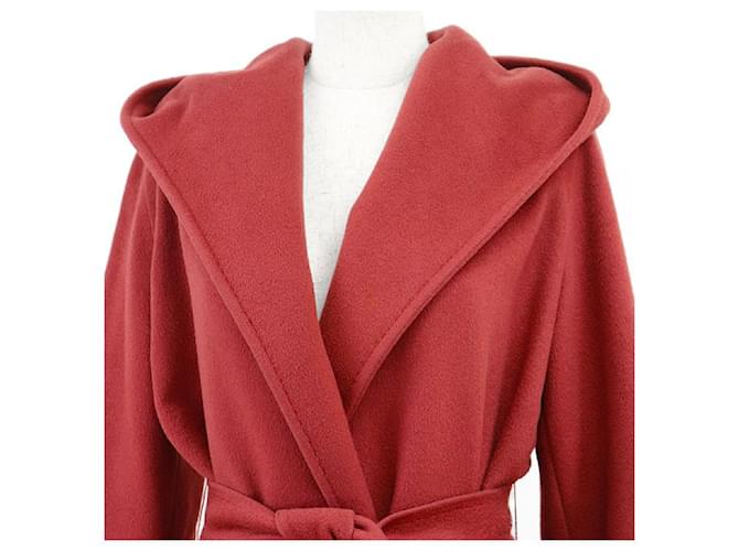 Max Mara Abrigo MaxMara RIALTO Camel Castaño Burdeos - vista 2