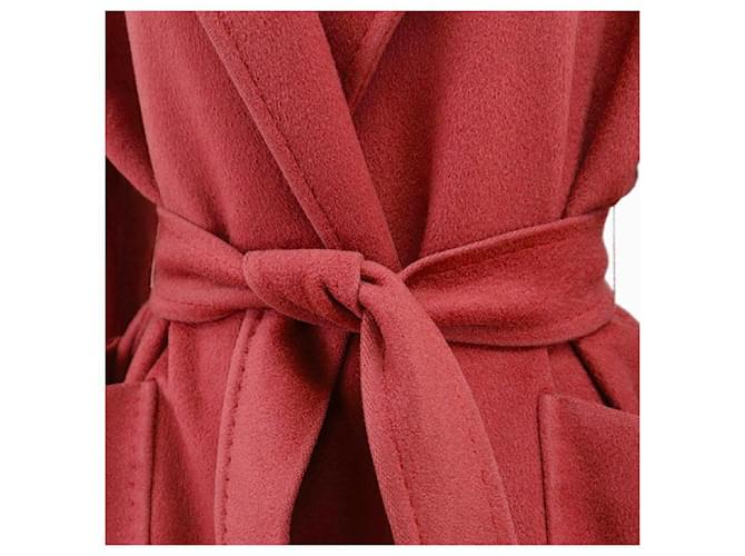 Max Mara Abrigo MaxMara RIALTO Camel Castaño Burdeos - vista 3