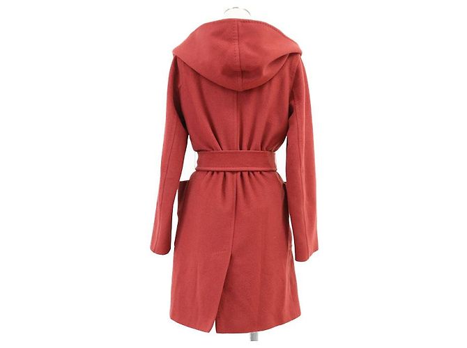 Max Mara Abrigo MaxMara RIALTO Camel Castaño Burdeos - vista 5