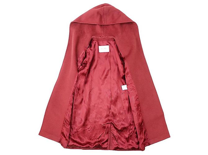 Max Mara Abrigo MaxMara RIALTO Camel Castaño Burdeos - vista 6