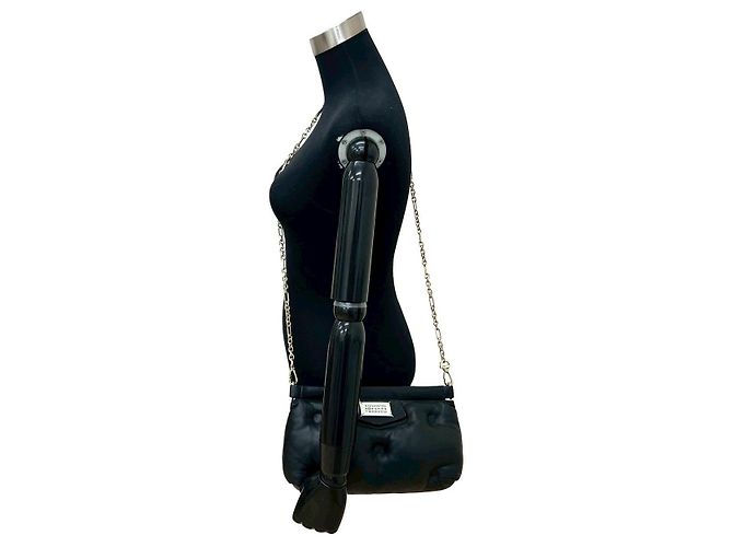Maison Martin Margiela Borsa a tracolla in pelle Maison Margiela Glam Slam Nero - vista 2