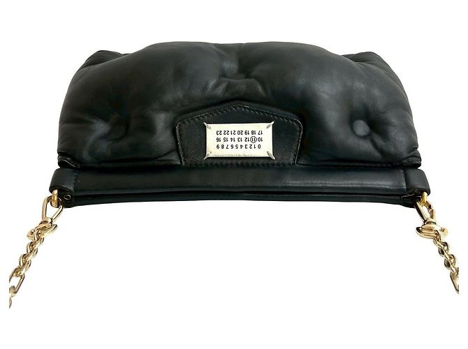 Maison Martin Margiela Borsa a tracolla in pelle Maison Margiela Glam Slam Nero - vista 4