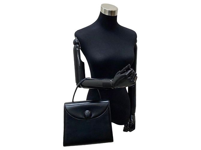 Borsa a mano in pelle GIVENCHY logo 4G Nero D'oro - vista 5