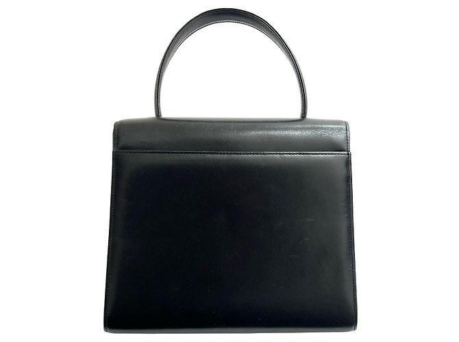 Borsa a mano in pelle GIVENCHY logo 4G Nero D'oro - vista 6
