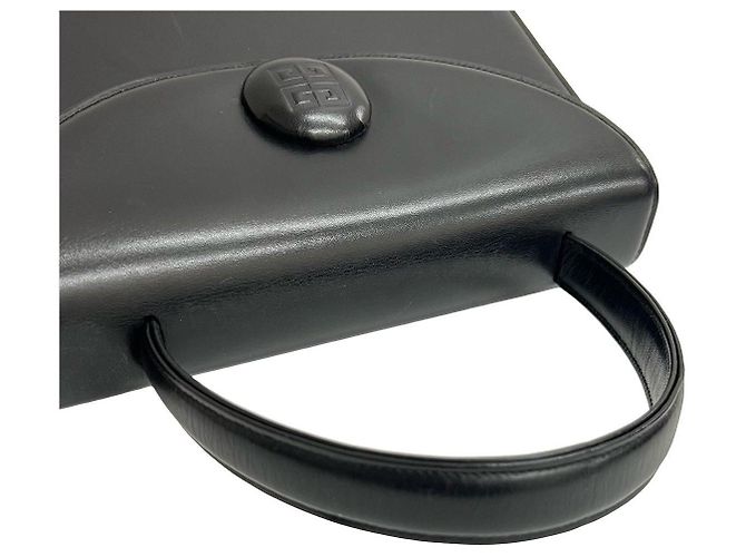 Borsa a mano in pelle GIVENCHY logo 4G Nero D'oro - vista 9
