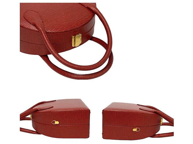 Fendi Leder 2-Way Schultertasche Rot - Ansicht 10