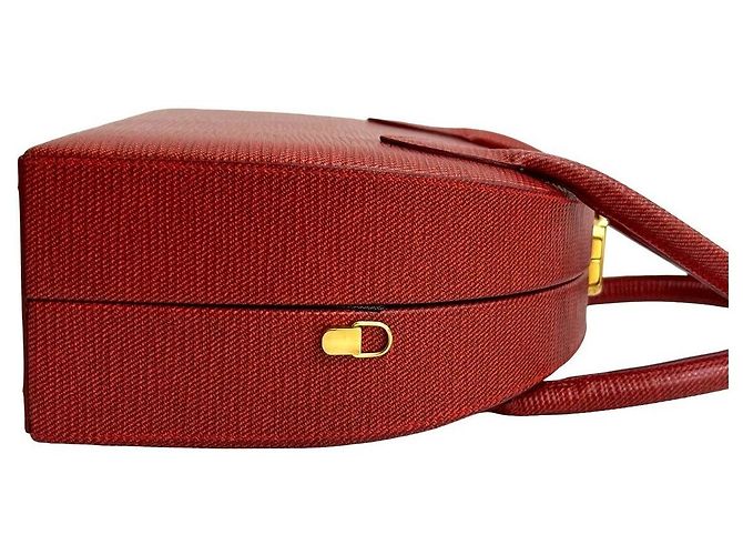 Fendi Leder 2-Way Schultertasche Rot - Ansicht 13