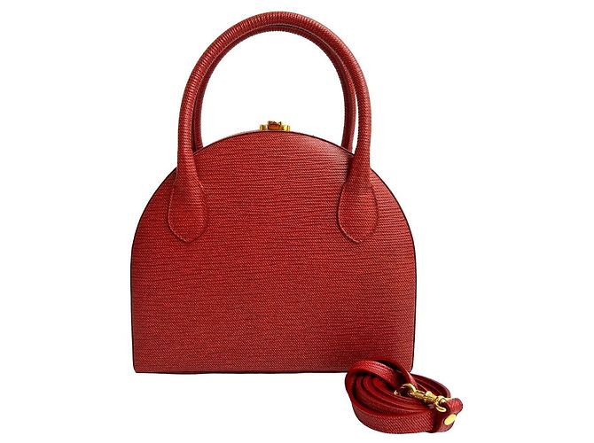 Fendi Leder 2-Way Schultertasche Rot - Ansicht 2