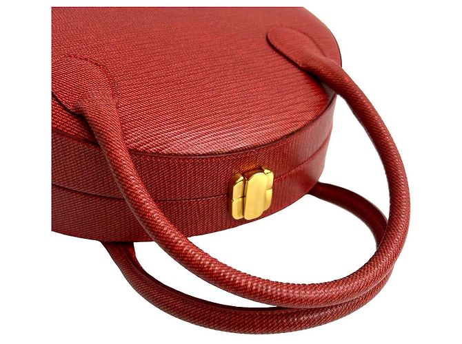 Fendi Leder 2-Way Schultertasche Rot - Ansicht 9