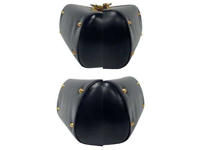 Borsa in pelle di vitello Loewe Anagram Blu Blu navy - vista 12