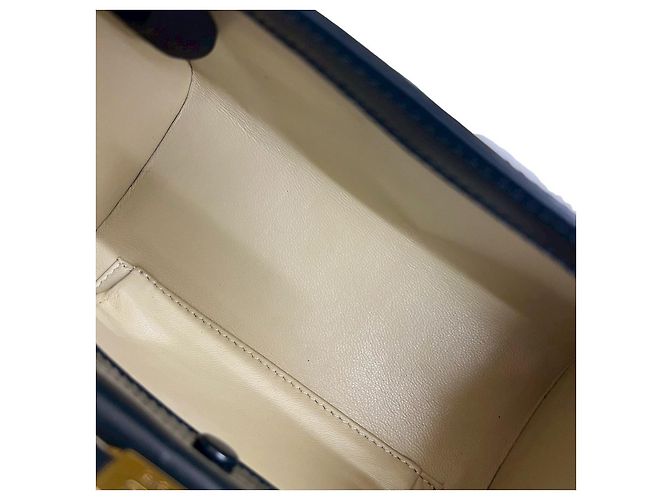 Borsa in pelle di vitello Loewe Anagram Blu Blu navy - vista 18