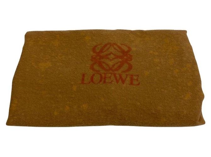Borsa 2way Loewe Velazquez in pelle scamosciata Marrone Nero D'oro - vista 19