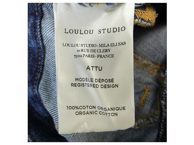 Autre Marque Jeans LOULOU STUDIO Azul - vista 3