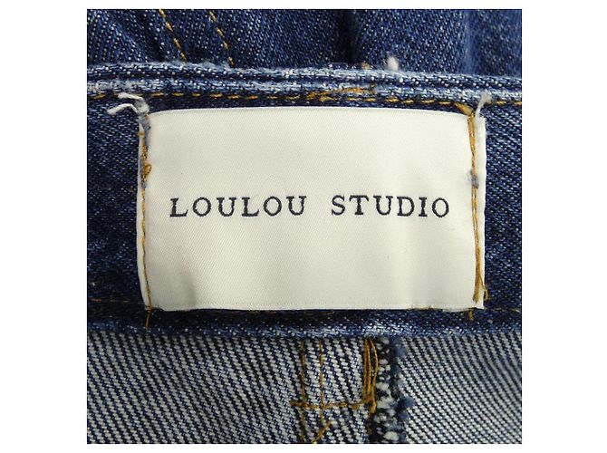 Autre Marque Jeans LOULOU STUDIO Azul - vista 4