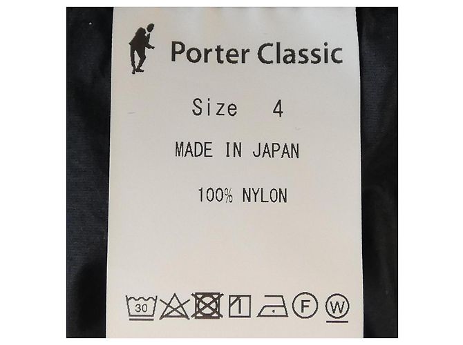 Autre Marque Porter Classic Hoodie Schwarz Weiß Gelb - Ansicht 3