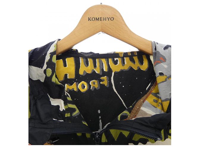Autre Marque Porter Classic Hoodie Schwarz Weiß Gelb - Ansicht 4