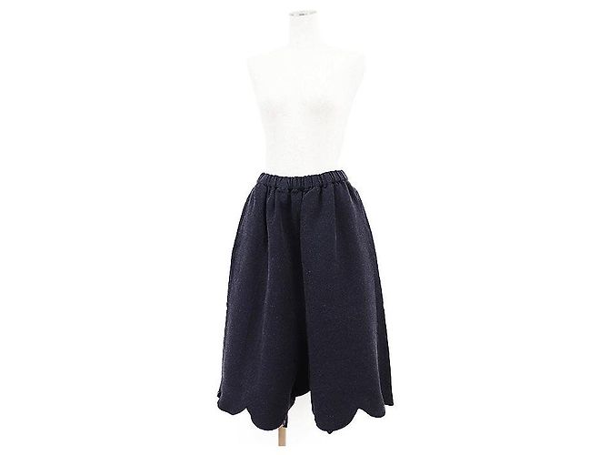 Autre Marque Comme des Garcons Comme des Garcons Culottes in poliestere e cotone Blu Blu navy - vista 2
