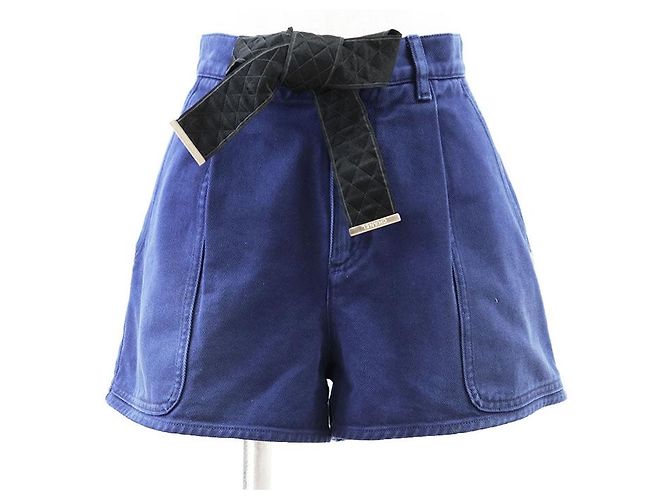 Calções de algodão Chanel P58413 Azul - vista 11