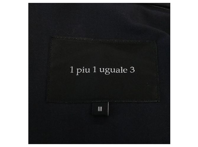 Autre Marque Chaqueta 1 piu 1 uguale 3 Negro - vista 4