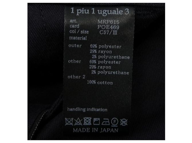 Autre Marque 1 piu 1 uguale 3 Hose Schwarz - Ansicht 3