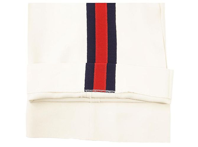 Gucci Crepe-Hose Weiß Roh - Ansicht 15
