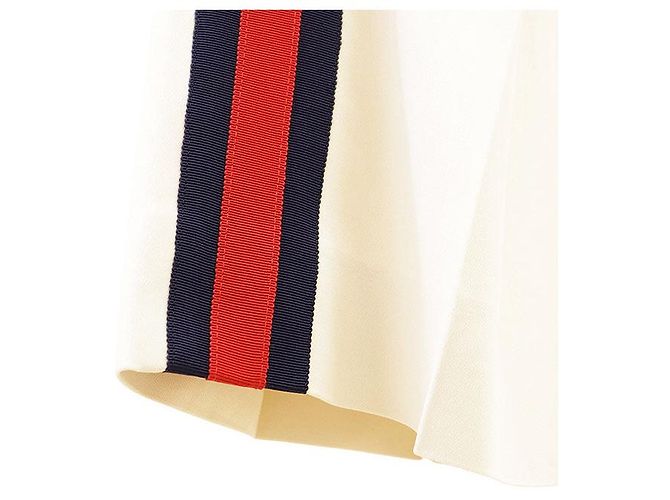 Gucci Crepe-Hose Weiß Roh - Ansicht 3