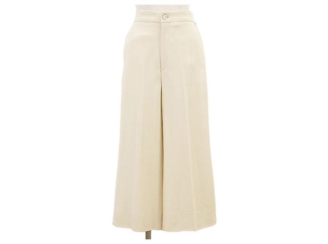 Gucci Crepe-Hose Weiß Roh - Ansicht 4