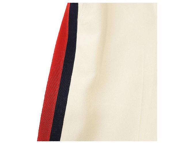 Gucci Crepe-Hose Weiß Roh - Ansicht 7