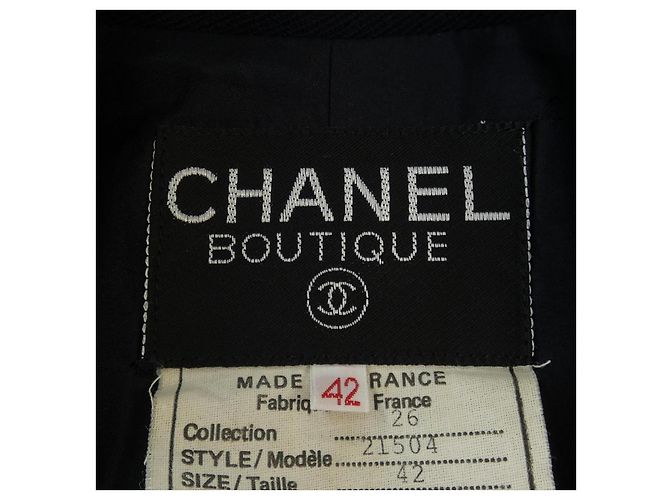 Chaqueta Chanel Azul Azul marino - vista 4