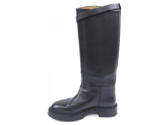 Stivali Hermès Kelly Buckle 36.5 Nero - vista 2