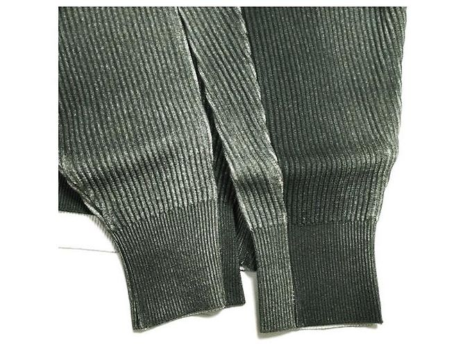 Autre Marque ssstein DISCOLORATION RIB KNIT LS Cotton Nylon Knit Marrone - vista 6
