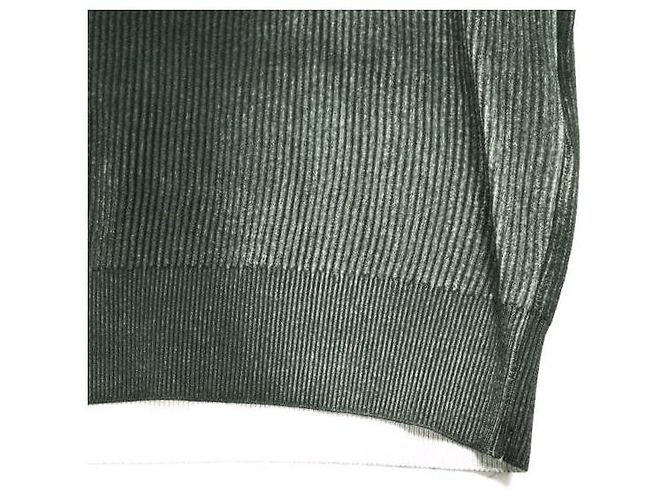 Autre Marque ssstein DISCOLORATION RIB KNIT LS Cotton Nylon Knit Marrone - vista 7