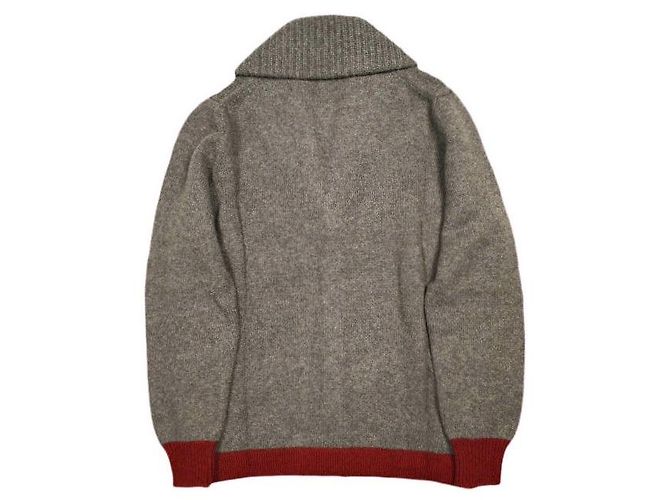 Autre Marque Cardigã de lã e cashmere Arnys Paris Marrom Vermelho - vista 2