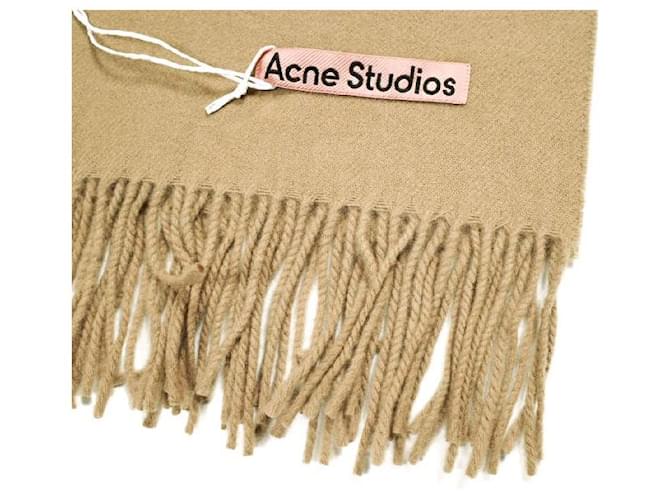 Sciarpa in lana Acne Studios CANADA NEW Marrone Cammello - vista 6