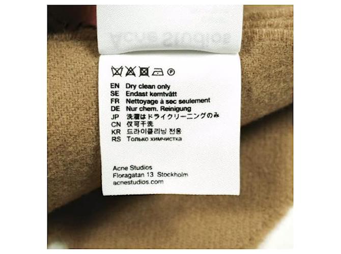 Sciarpa in lana Acne Studios CANADA NEW Marrone Cammello - vista 9
