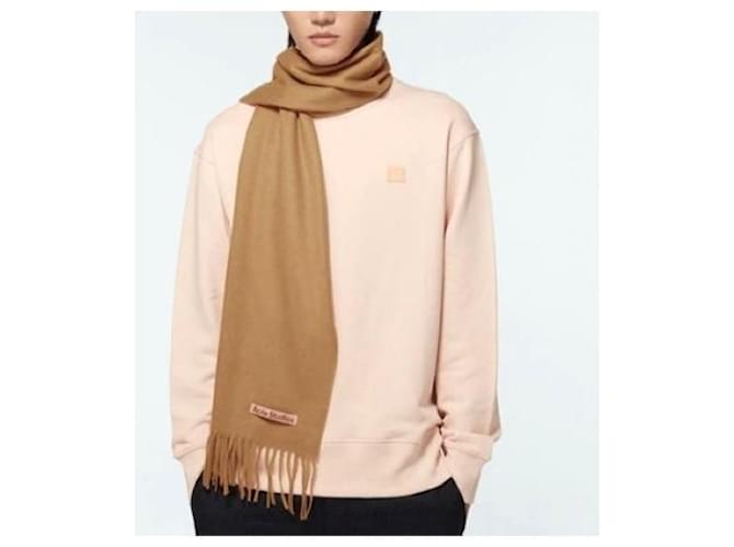 Sciarpa in lana Acne Studios CANADA NEW Marrone Cammello - vista 3