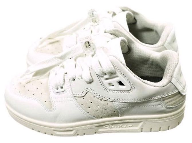 Acne Studios 08STHLM LOW Sneakers in pelle di vitello Bianco Bianco sporco - vista 2
