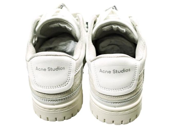 Acne Studios 08STHLM LOW Sneakers in pelle di vitello Bianco Bianco sporco - vista 4
