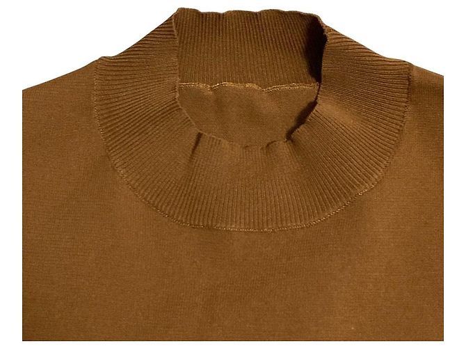 Autre Marque ADORE Basic ärmelloses Stricktop aus Polyester Braun - Ansicht 6
