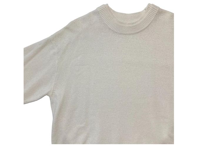 Autre Marque NOBLE Super160s Double Rib Knit Blanco - vista 3