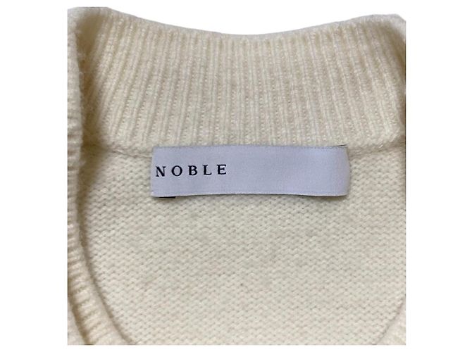 Autre Marque NOBLE Super160s Double Rib Knit Blanco - vista 4