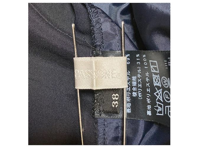 Autre Marque Passione Satin Cargo-Hose Blau Marineblau - Ansicht 4