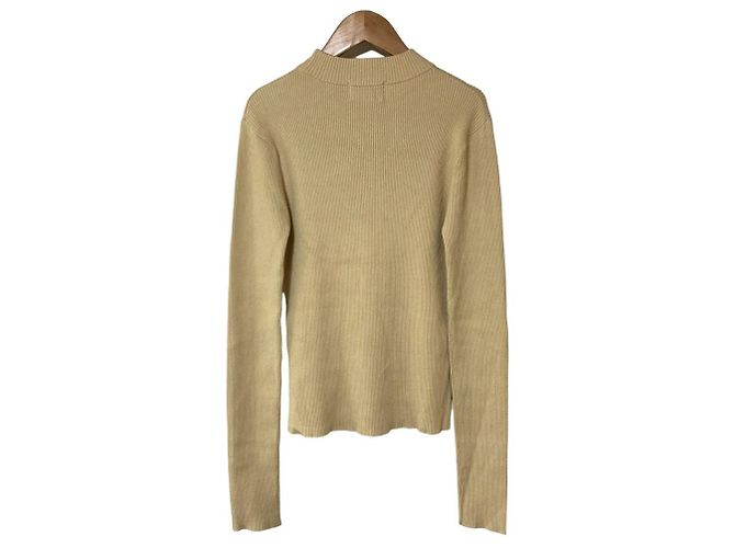 Autre Marque CLANE H/N RIB KNIT TOPS Knitwear Beige - vista 2