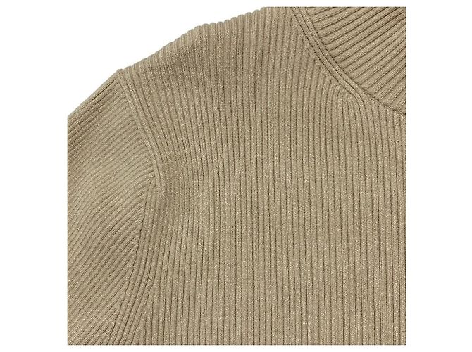 Autre Marque CLANE H/N RIB KNIT TOPS Knitwear Beige - vista 7