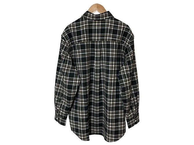Autre Marque Camicia a quadri Tommy Jeans Nero Bianco Beige - vista 2