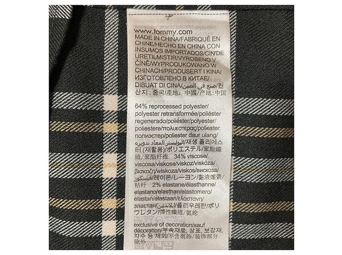 Autre Marque Camicia a quadri Tommy Jeans Nero Bianco Beige - vista 6