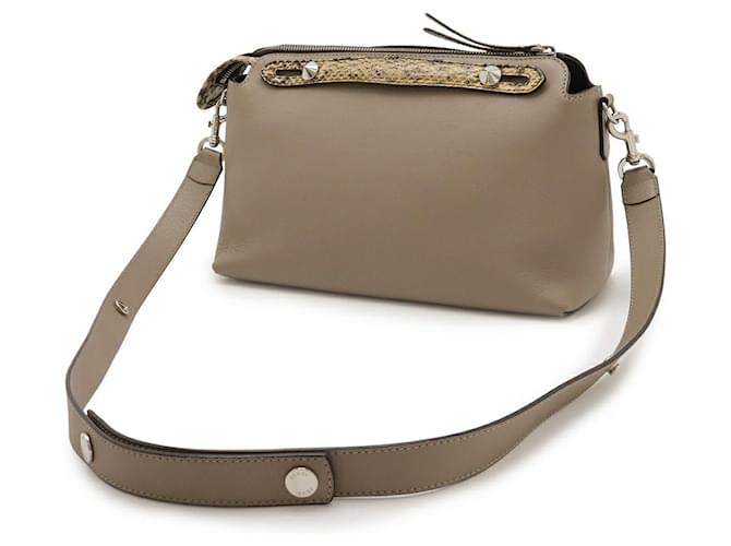 Fendi BY THE WAY 2-Wege-Tasche aus Pythonleder Braun - Ansicht 2