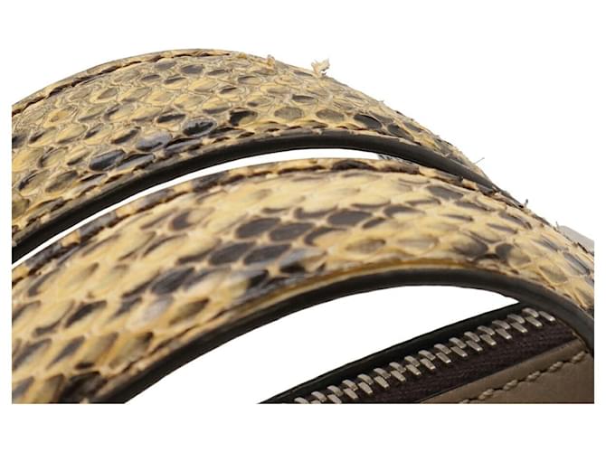 Fendi BY THE WAY 2-Wege-Tasche aus Pythonleder Braun - Ansicht 4